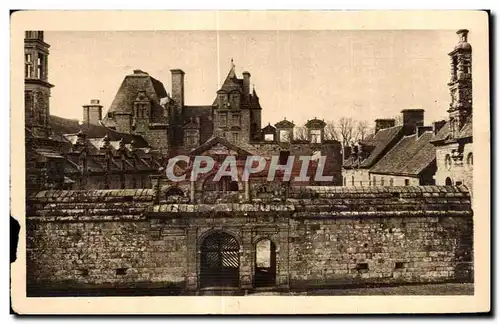 Cartes postales Chateau de Kerjean Facade principale La grand Porte