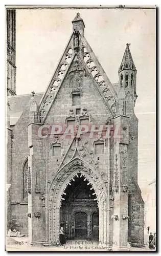 Ansichtskarte AK Saint Pol de Leon Finistere Le Porche du Creisker