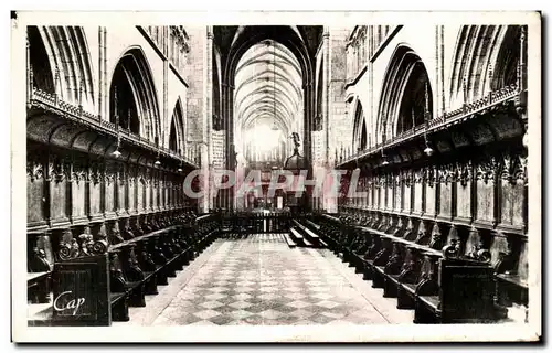 Cartes postales St Pol de Leon La Basilique le Choeur