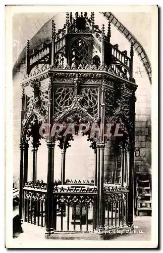 Cartes postales Saint Pol de leon Le Baptistere Basilique