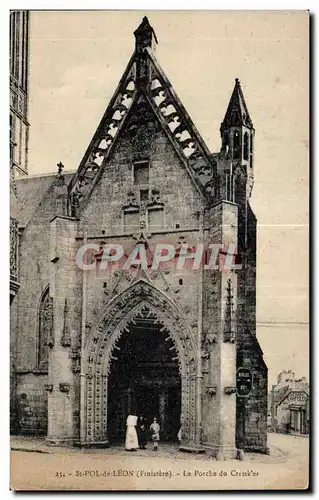 Cartes postales St Pol de Leon Le Porche du Creisker