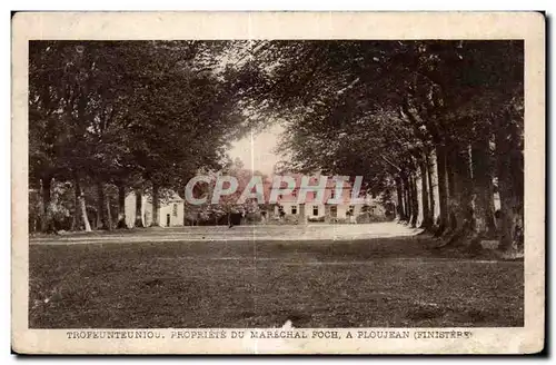 Ansichtskarte AK Trofuenteuniou Propriete du Marechal Foch A Ploujean Finistere