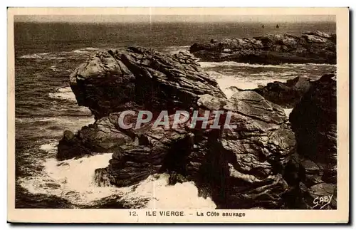 Cartes postales Ile Vierge La Cote Sauvage