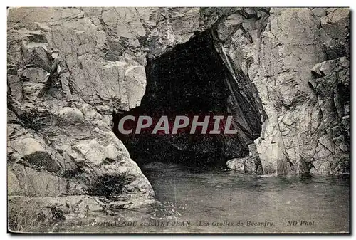 Ansichtskarte AK Environs de Plougasnou et Saint Jean Les grottes de Becanfry