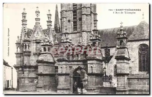 Cartes postales Saint Thegonnec l Arc de Triomphe