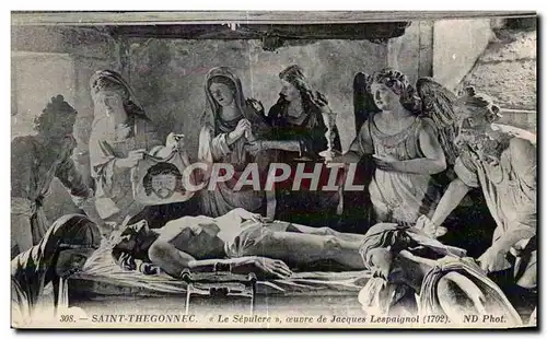 Ansichtskarte AK Saint Thegonnec Le Sepucre oeuvre de Jacques lespaignol 1702