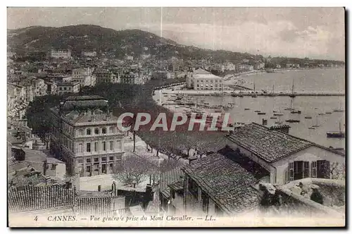 Cartes postales Cannes Vue generale prise du Mont Chevalier