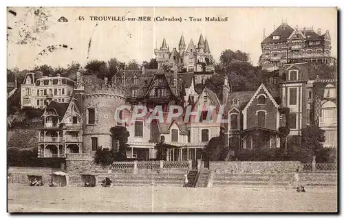 Cartes postales Trouville sur mer Calvados Tour Malakoff