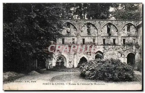 Cartes postales Foret de Lyons Ruines de l Abbaye de Mortemer