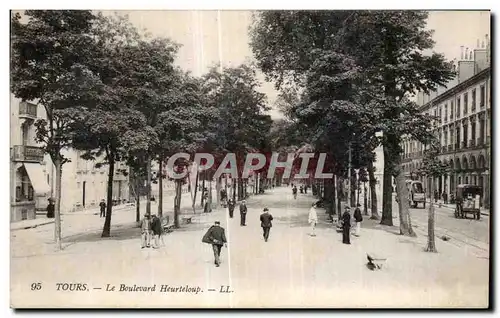 Cartes postales Tours Le Boulevard Heurteloup