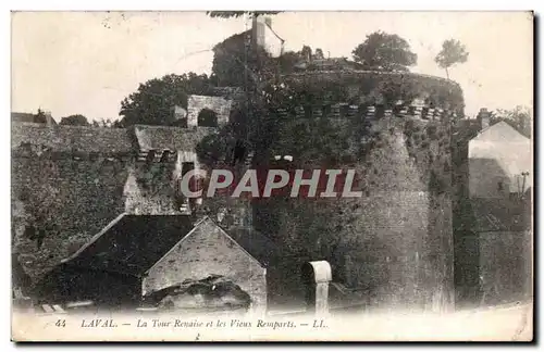 Cartes postales Laval La Tour Renaise et les Vieux Remparts