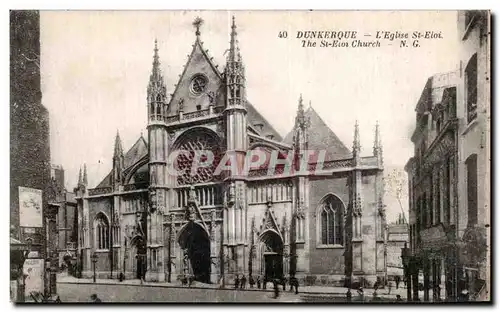 Ansichtskarte AK Dunkerque l Eglise St Eloi