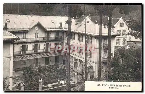 Cartes postales Plombieres les Bains l Hopital