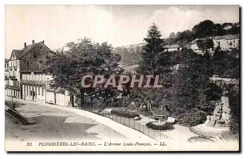 Cartes postales Plombieres les Bains l Avenue Louis Francois