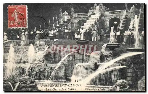 Cartes postales Parc de Saint Cloud Les grandes Eaux