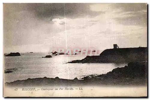 Cartes postales Roscoff Contrejour sur Per Haridy