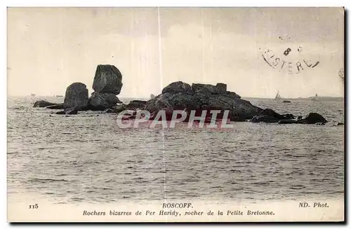 Cartes postales Roscoff Rochers bizarres de Per Haridy