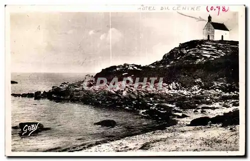 Cartes postales Roscoff les rochers et la chapelle Sainte Barbe