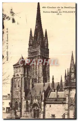 Cartes postales Clocher de la basilique de Notre Dame du Folgoet