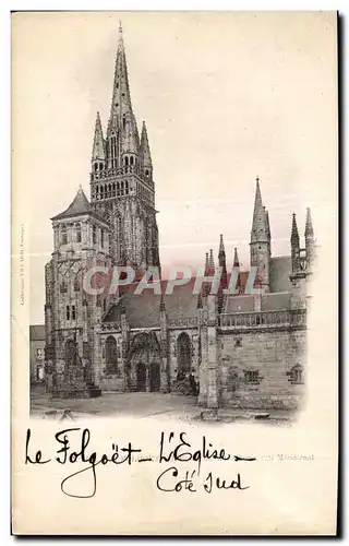 Cartes postales Le Folgoet L eglise Cote Sud