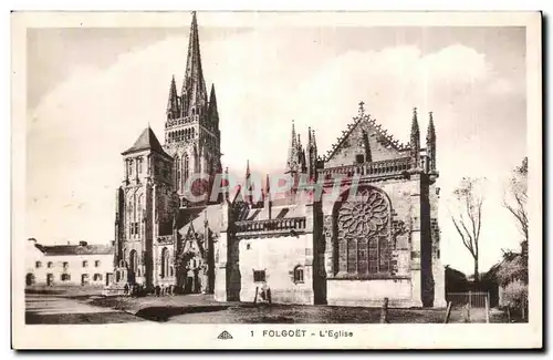 Cartes postales Le Folgoet L eglise