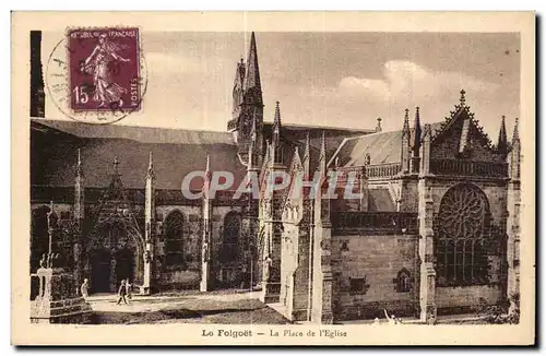 Cartes postales Le Folgoet La place de l Eglise