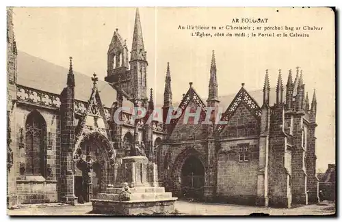 Cartes postales Ar Folgoet L eglise