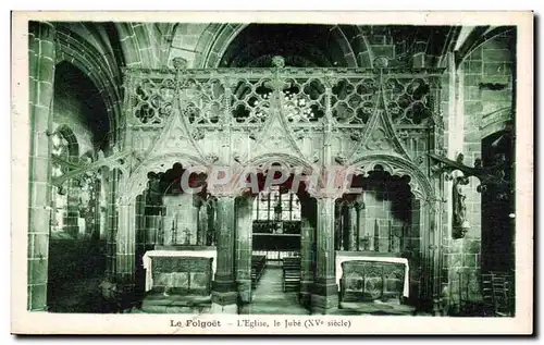 Cartes postales Le Folgoet l Eglise le jube