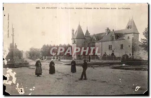 Cartes postales Le Folgoet le doyenne ancien chateau de la Duchesse Anne le caivaire