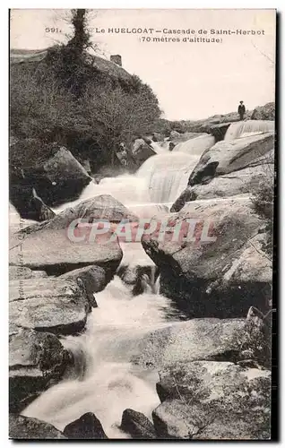 Ansichtskarte AK Le Huelgoat cascade des sint Herbot