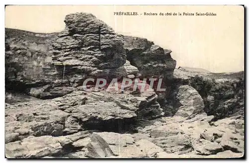 Cartes postales Prefailles Rochers du cote de la Pointe Saint Gildas