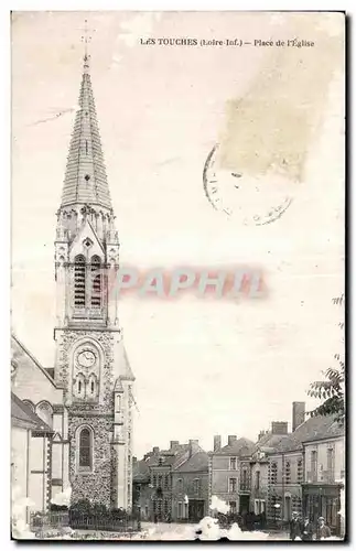 Cartes postales Les Touches Loire Inf Place de l Eglise