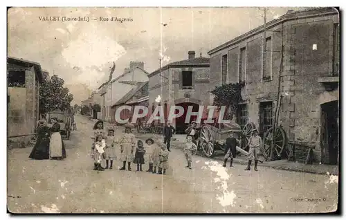 Cartes postales Vallet Loire Inf Rue d Ancenis