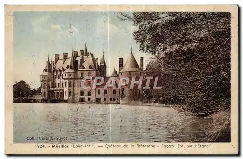 Cartes postales Missillac Loire Inf Chateau de la Bretesche Facade Est sur l etang