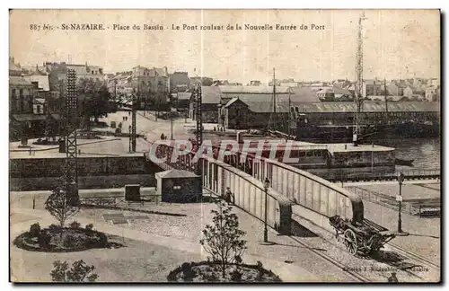 Cartes postales St Nazaire Place du Bassin