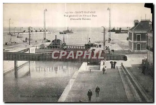 Cartes postales Saint Nazaire Vue generale de l avant Port