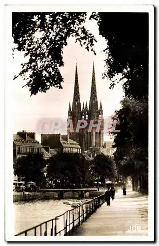 Ansichtskarte AK Quimper Finistere les allees de loc Maria