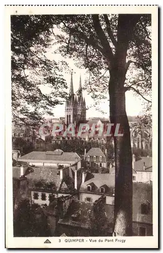 Cartes postales Quimper Vue du Pont Frugy