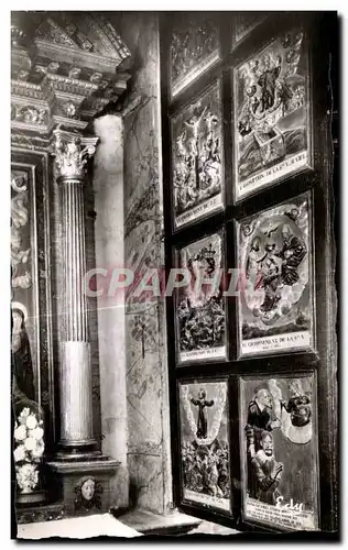 Cartes postales Lanslevillard Interieur de l Eglise Volets Sculptes