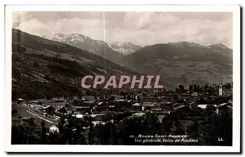 Cartes postales Bourg Saint Maurice Vue Generale Vallee de Moutiers