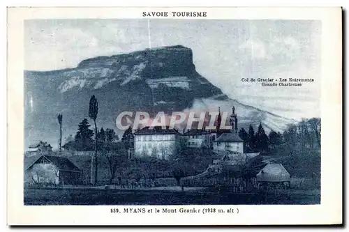 Cartes postales Myans et le Mont Granier