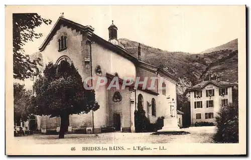 Cartes postales Brides les Bains L Eglise I I