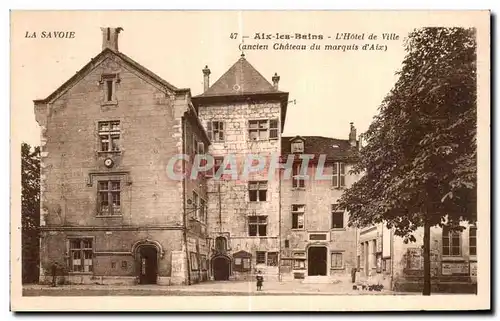 Cartes postales Aix les Bains L Hotel de Ville