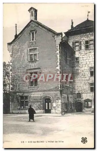 Cartes postales Aix les Bains l Hotel de Ville