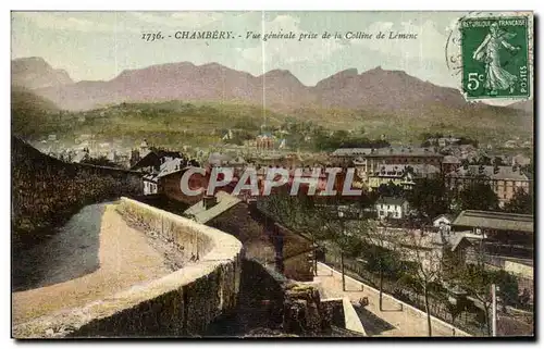 Cartes postales Chambery Vue generale prise de la Colline de Lemenc