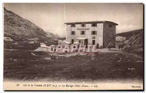 Ansichtskarte AK Col de Vanoise Le Refuge Felix Faure