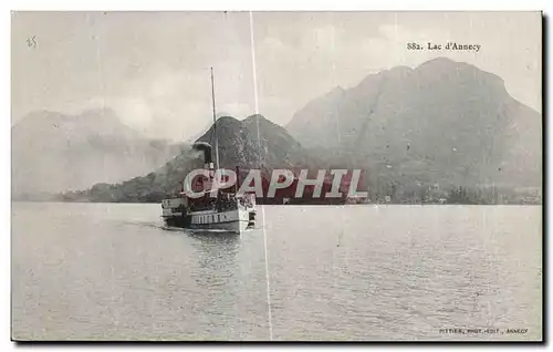 Cartes postales Lac d Annecy Bateau