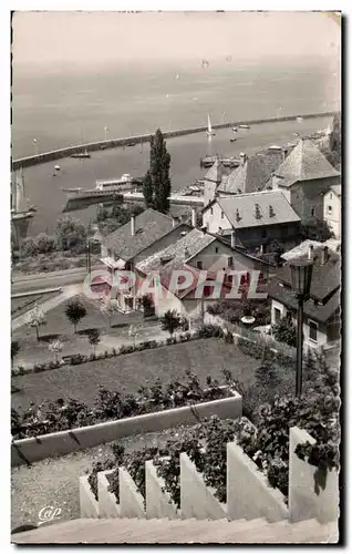 Cartes postales Thonon Les B ains Le Port depuis le Chateau