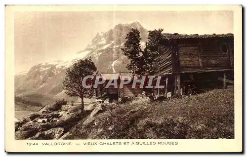 Ansichtskarte AK Vallorcine vieux chalets et aiguilles rouges