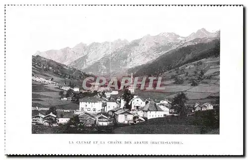 Cartes postales La Clusaz Et la Chaise Des Aravis